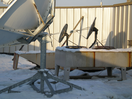 snow blankets covers a roof top