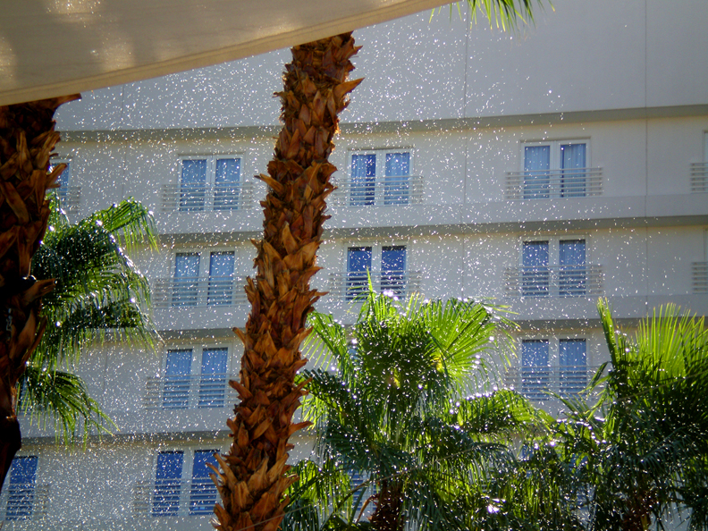 snow machines at hard rock casino