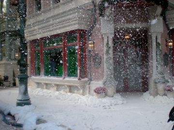 finsihed snow scene