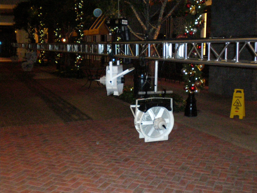 fake snow machines