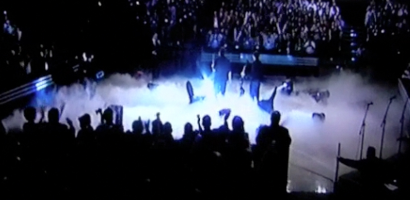 lsg cryo effect  at a concert
