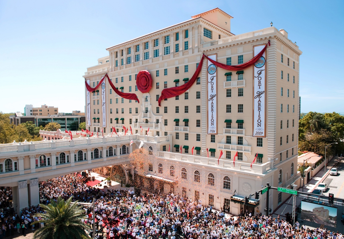 confetti for Scientology Grand Opening of their Flagship Building