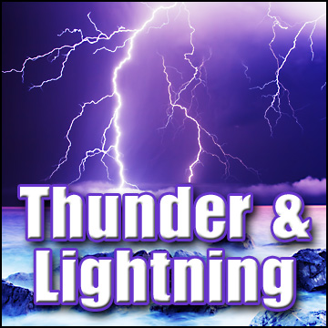 thunder and lightning storm